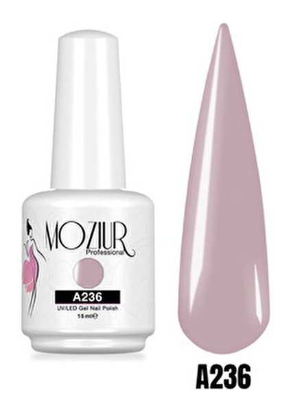 Kalıcı Oje A236 Renkli ve Parlak 15 ml UV LED Teknolojisi ile Uzun Süreli indirimleri