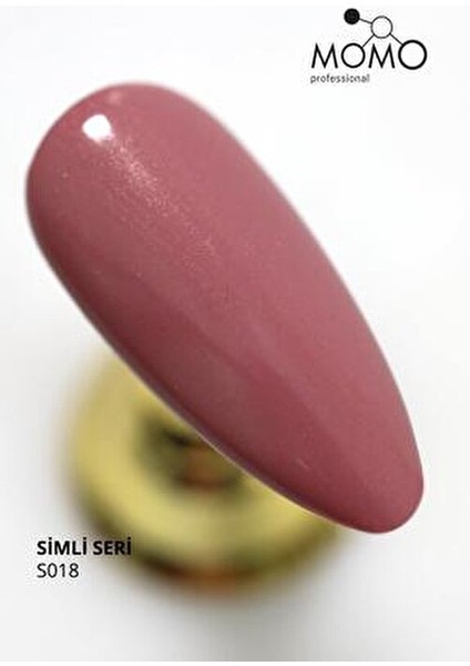 Kalıcı Oje 4 ml Simli Gül Kurusu Renk Pigmenti Yüksek Kalite