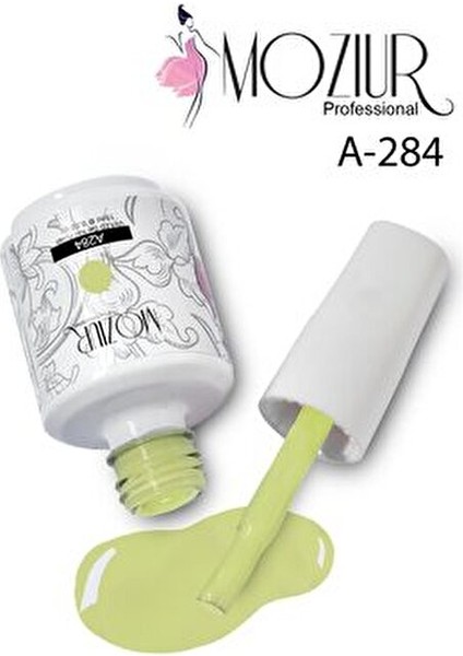 UV LED Kalıcı Oje A284 Canlı Sarı Renk 15 ml Uzun Süreli Kalıcılık fırsatları