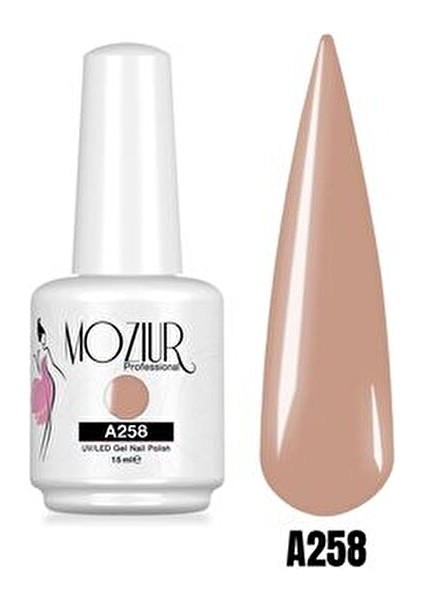 Kalıcı Oje A258 UV LED Teknolojisiyle 15 ml Tırnak Bakımında Güçlü Koruma indirimleri