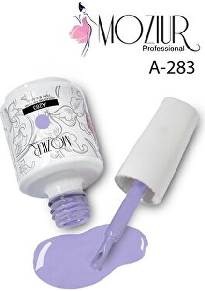 Kalıcı Oje A283 Mor Renk UV LED Teknolojisi ile 15 ml Dayanıklı Kullanım fırsatları