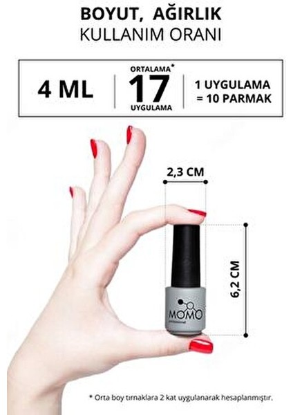 Kalıcı Oje Kahverengi K103 Yüksek Renk Pigmenti 4 ml Uzun Süreli Kalıcılık
