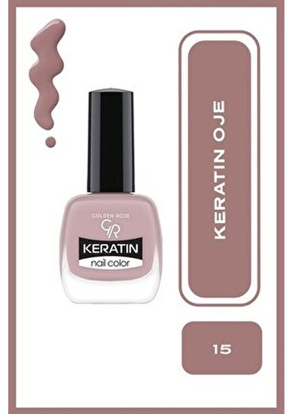 Keratin Oje No: 15 Parlak ve Kalıcı Formül 11 ml Göz Alıcı Renk Seçenekleriyle fiyatları