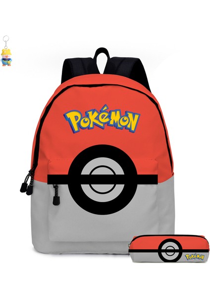 Karikatür Sırt Çantası Iki Parçalı Anime Öğrenci Okul Çantası Kalem Çantası Büyük Kapasiteli Okul (Yurt Dışından)