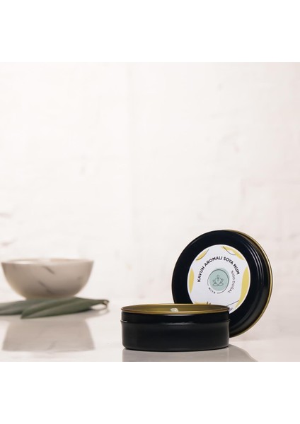 Kavun Aromalı Metal Soya Mum