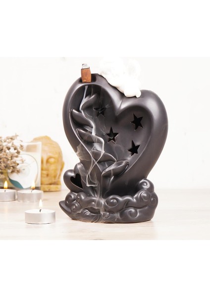 Melek Temalı Kalp Şelale Geri Akışlı Tütsülük fiyatları