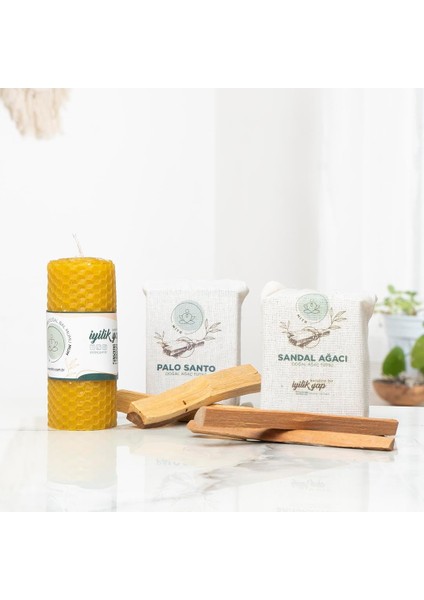 Surya Balmumu Mum & Ağaç Tütsü Seti fiyatları