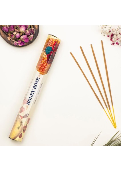 Bal & Gül Aromalı Premium Çubuk Tütsü