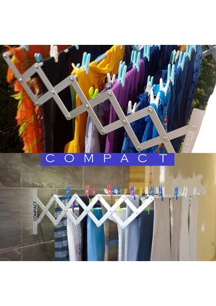 Çamaşırlık 65 cm 9 Askılı Akordiyon çamaşırlık indirimleri