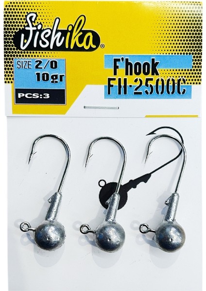 2500 #2/0 10GR Jig Head