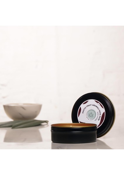 Egzotik Meyve Aromalı Metal Soya Mum
