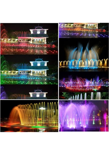 Mini Spot Paslanmaz Ayaklı Havuz LED Aydınlatma Ampülü Lamba Mavi A-1210 6W 12V IP68