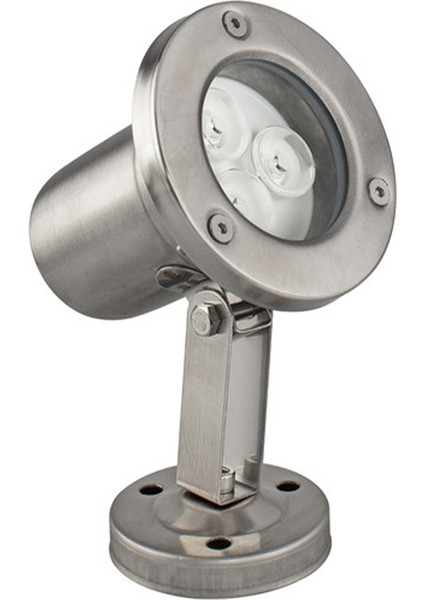 Mini Spot Paslanmaz Ayaklı Havuz LED Aydınlatma Ampülü Lamba Kırmızı A-1210 6W 12V IP68