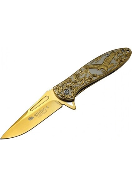 Sibirya Kartal Çakı Gold S-2053A 17,5 cm