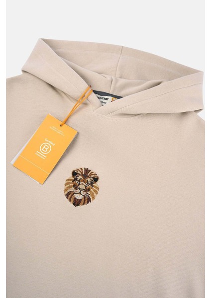 Aslan Supersoft Hoodie - Parşömen Bej fırsatları