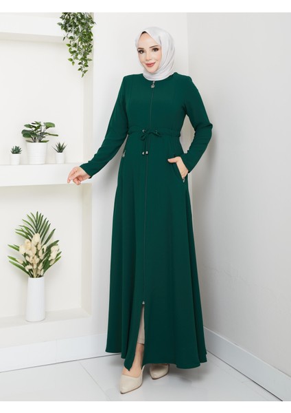 Belden Bağcıklı Ferace