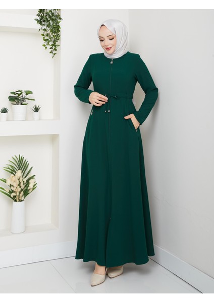 Belden Bağcıklı Ferace modelleri