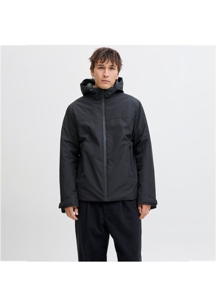 Jack&jones Brandon Transitional Erkek Siyah Kapüşonlu Mont fiyatları