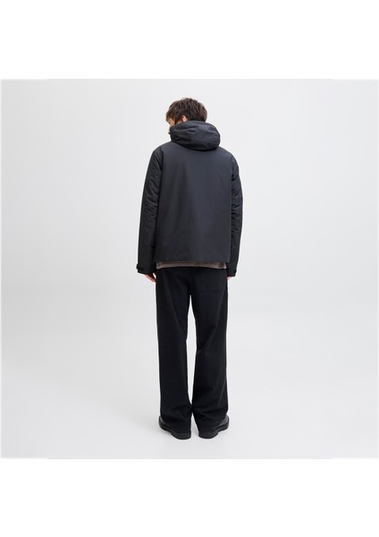 Jack&jones Brandon Transitional Erkek Siyah Kapüşonlu Mont modelleri