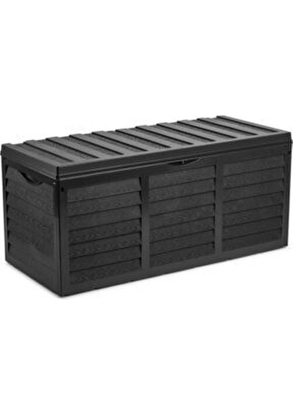 Bahçe Depolama Sandığı Antrasit 320 lt UV Dayanıklı Polypropylene Malzeme