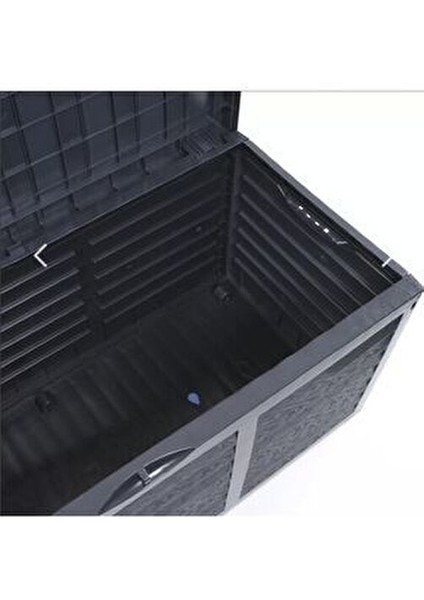 Bahçe Depolama Sandığı Antrasit 320 lt UV Dayanıklı Polypropylene Malzeme