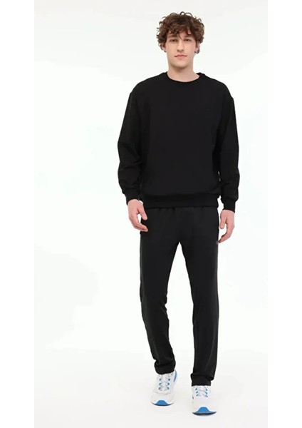 MB-SN75 C Neck 0 Yaka Erkek Sweat - Siyah fiyatları