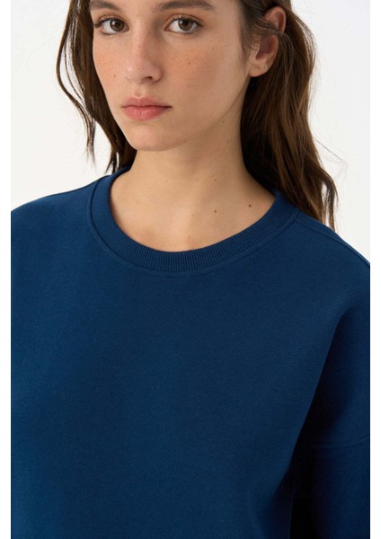 Basic Supersoft Sweatshirt - Lacivert