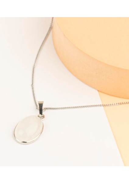 Kristal Kuvars Damla Dogal Taş Kolye fiyatları