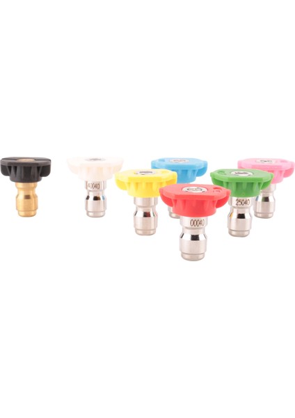 Yüksek Basınçlı Yıkayıcı Aksesuar Kiti, 7 Power Yıkayıcı Sprey Nozul Uçları, 1/4 Inç 4500 Psi 7-Pack (2,5 Gpm) (Yurt Dışından) fiyatları