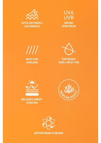 Likit Güneş Kremi, 50 + SPF Yoğun Nemlendirici 40 ml indirimleri