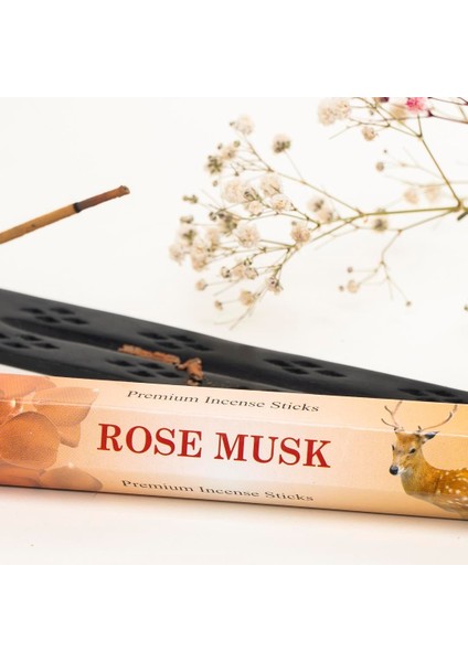 Gül & Musk Aromalı Premium Çubuk Tütsü: fiyatları