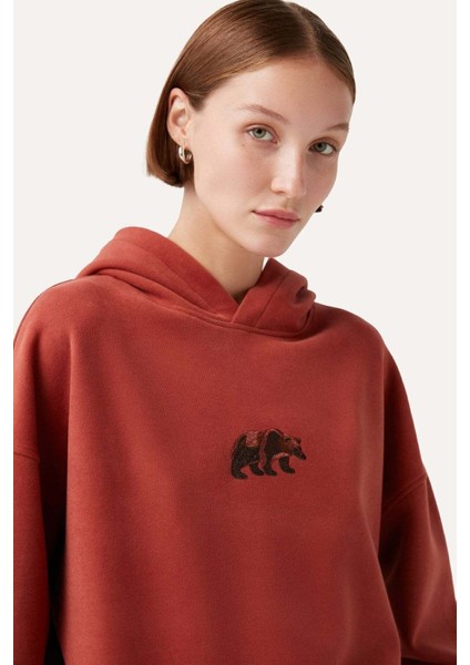 Bozayı Supersoft Hoodie - Kiremit