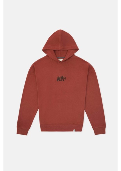 Bozayı Supersoft Hoodie - Kiremit modelleri