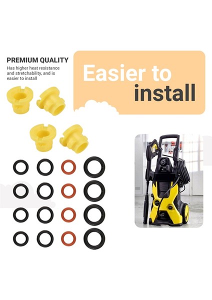 Karcher K2 K3 K5 Için Basınç Yıkayıcı Sprey Lance Ayarlanabilir Nozul O-Ring Seti ile Elektrik Basınçlı Yıkayın (Yurt Dışından) modelleri