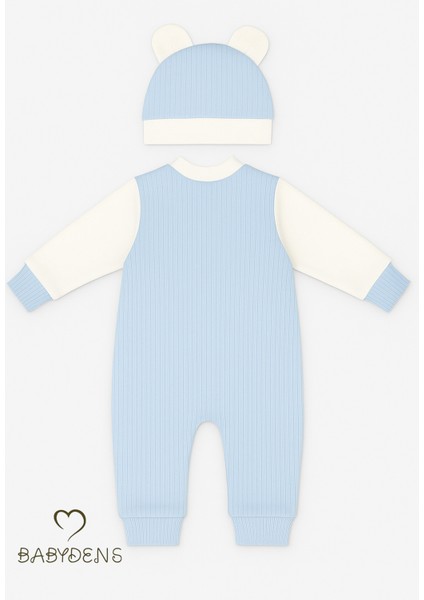 Teddy Bear Temalı Yenidoğan Fitilli Tulum Takımı Ayıcıklı Erkek Bebek Tulum Şapka Set PAMUK modelleri