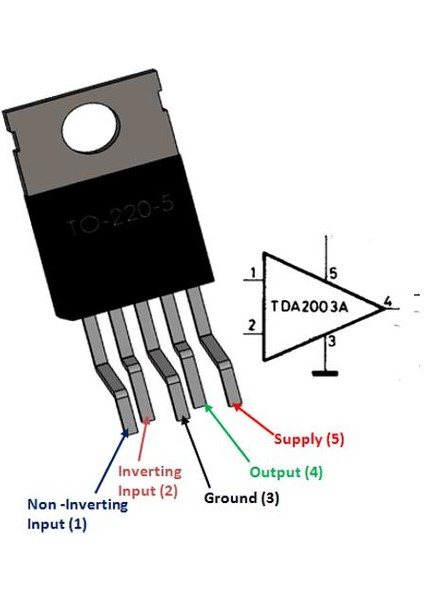 TDA2003 TO220-5 Entegre fiyatları