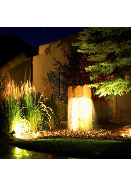 Bahçe LED Armatür Paslanmaz Dekoratif Dış Mekan Aydınlatma Lamba Spot Gösteri Doğal Beyaz A-1303 9W 220V IP68