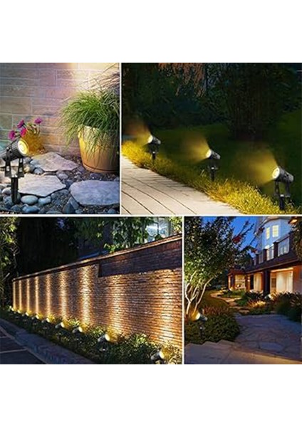 Bahçe LED Armatür Paslanmaz Dekoratif Dış Mekan Aydınlatma Lamba Spot Gösteri Doğal Beyaz A-1303 9W 220V IP68