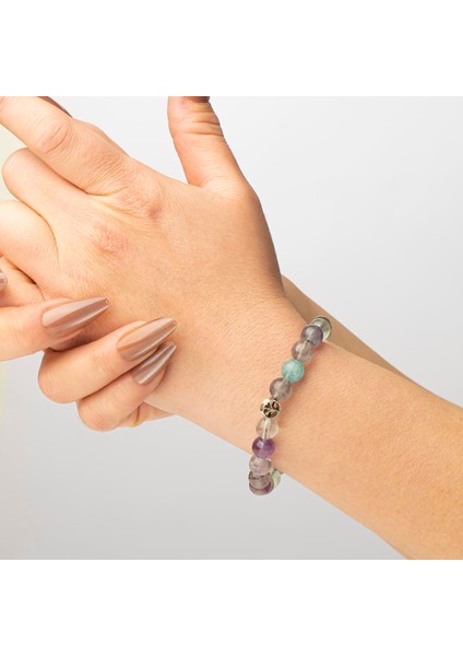 Florit Doğal Taş Bileklik (8 Mm) – Sezgisel Netlik modelleri