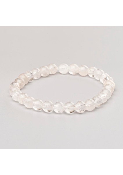 Kristal Kuvars Doğal Taş Bileklik (6 Mm) – Ruh Temizliği fiyatları