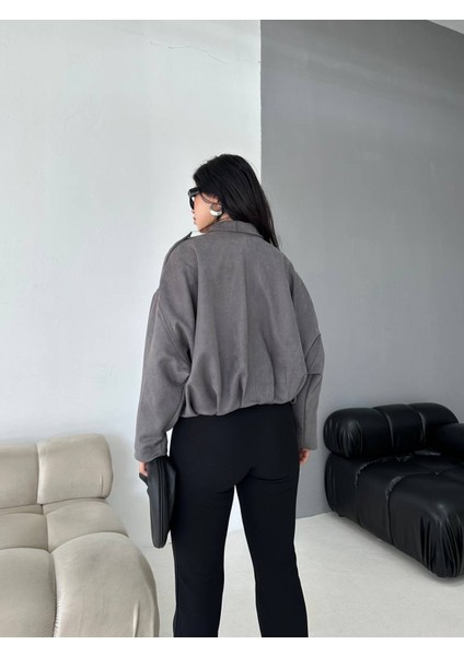 Süet Apoletli Bomber Ceket fırsatları