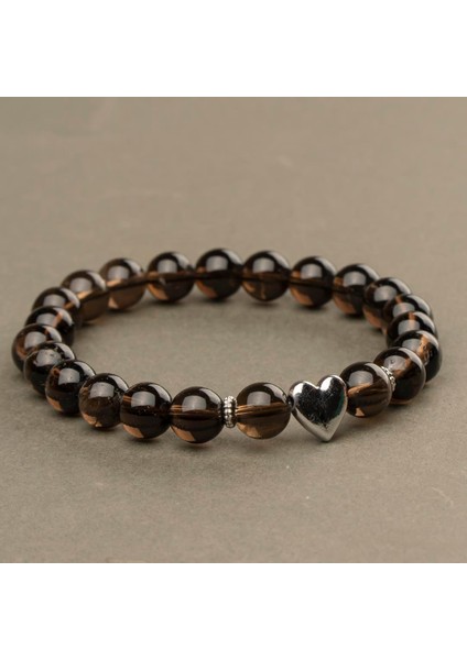 Dumanlı Kuvars Doğal Taş Bileklik (8 Mm) – Içsel Sükûnet fiyatları