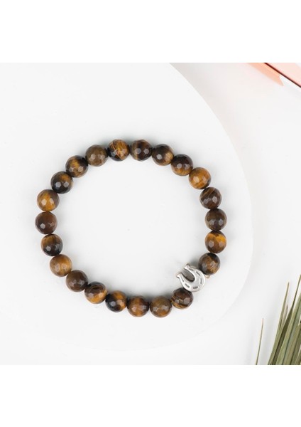 Faset Kaplan Gözü Doğal Taş Bileklik fiyatları