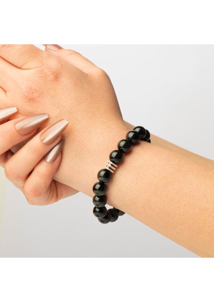Obsidyen Doğal Taş Bileklik (10 Mm) – Ruh Temizliği modelleri