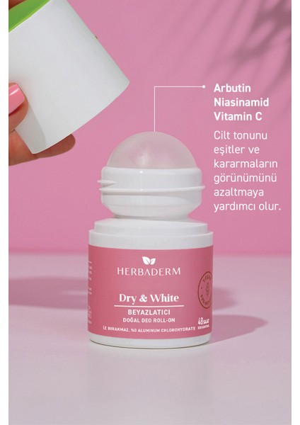 Beyazlatıcı Doğal Deo Roll-On 50 ml indirimleri