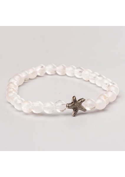 Kristal Kuvars Doğal Taş Bileklik (6 Mm) – Yüklerden Arın fiyatları