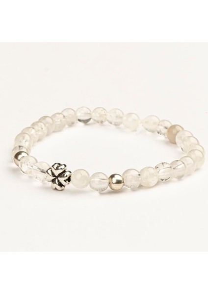 Kristal Kuvars Doğal Taş Bileklik (6 Mm) – Içsel Güç