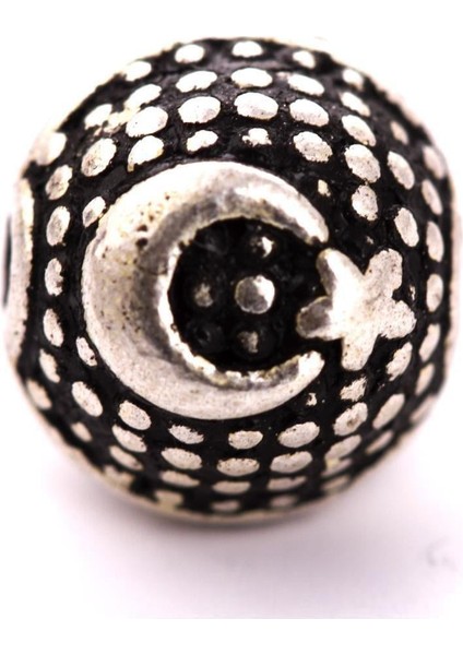 Wizard 8 mm Metal Harf Metal Tesbih Harfi -Ay Yıldız