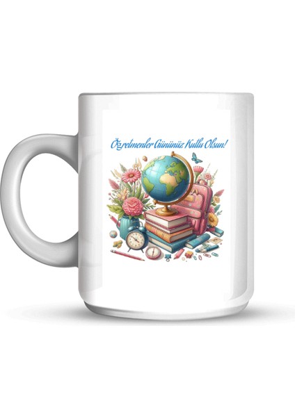 Öğretmenler Için Özel Baskılı Porselen Kupa modelleri