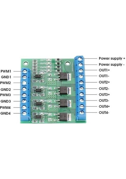 4 Kanal Pwm Mosfet Modülü - Plc Sürücü Modülü fiyatları